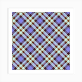 Plaid Pattern 20 Art Print