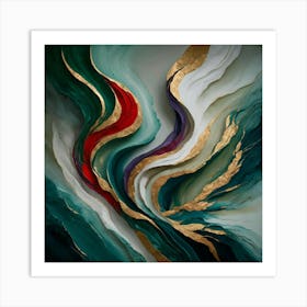 Abstract Painting 18 Art Print