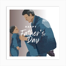 Photo Father S Day Instagram Post Art Print