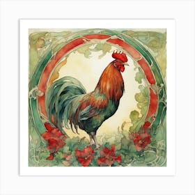 Rooster Art Print