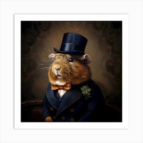 Edwardian Guinea Pig Art Print