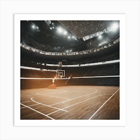 Basketball Court 25 Art Print