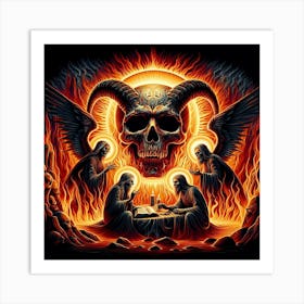 Demons And Angels 2 Art Print