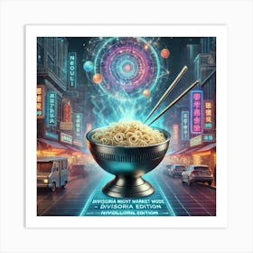 Divisoria Night Market Mode Scifi Art Print