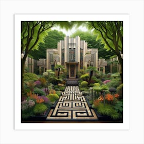 London Garden Art Print