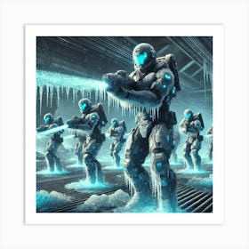 Icebound Vanguard Elite Infantry Art Print