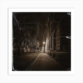 Street At Night Art Print