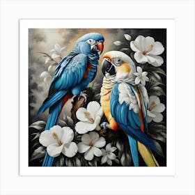 Parrots Art Print