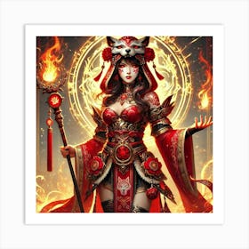 Priestess Kaida 1 Art Print