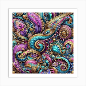 Paisley Art Print