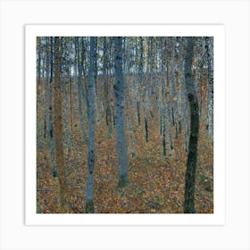 Woods By Gustav Klimt Art Print