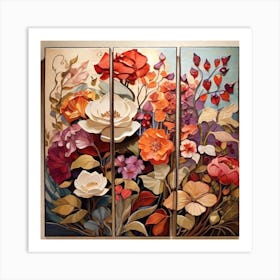 Floral Painting Art Print