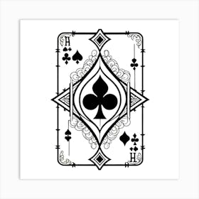 Ace Of Spades Art Print