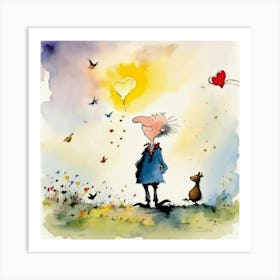 Message Of Love Art Print