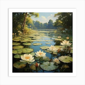 Water Lilies 11 Art Print