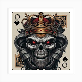 King Of Playing Cards Art Print