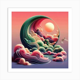 3d Art 10 Art Print