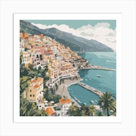 Beaches of Italy Art Print Art Print