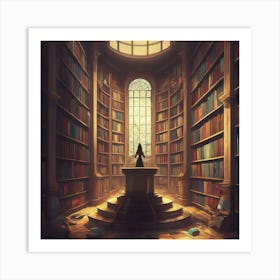 Palace Of Books Art Print