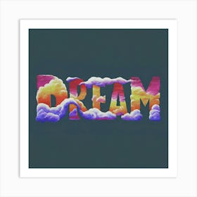 Dream art print Art Print