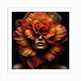 A woman 16 Art Print