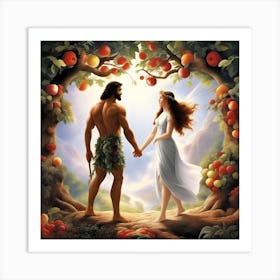 Elohim And Eve Art Print