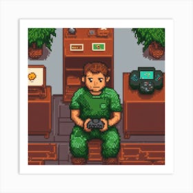 Pixel Art 31 Art Print