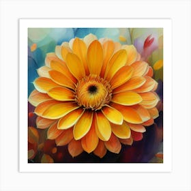 Dahlia 1 Art Print