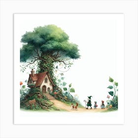 Jack and the Beanstalk 3 Art Print