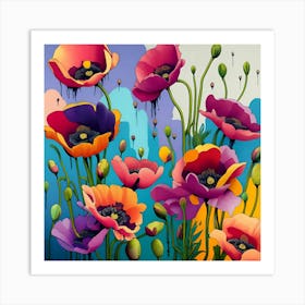 Poppies 6 Art Print