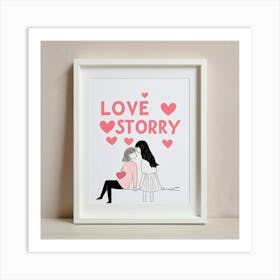 Love Story Art Print