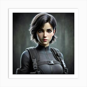 Zoya Nightshade Character Portrait Art Print