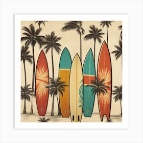 Surfboards Art Print