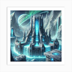 Aqualith Citadel Symbol Of Power Art Print