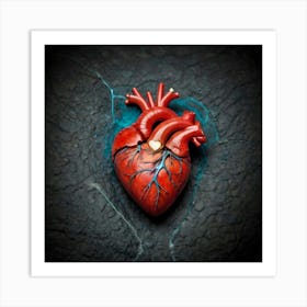 Human Heart Art Print