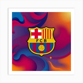 FC Barcelona Logo Wall Art 32 Art Print