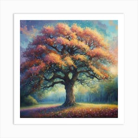 Oak tree Art Print