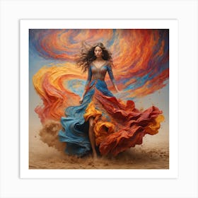 Nomad Dancer Art Print