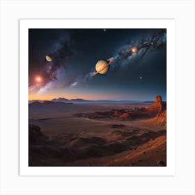 Saturn Art Print