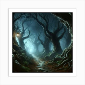 Dark Forest Art Print