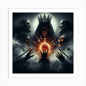 Throne Of Darkness Art Print