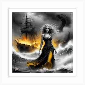 Dark Waters 1 Art Print