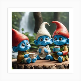 Smurfs 1 Art Print