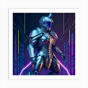 Ciborg Cyberpunk Robot (64) 1 Art Print