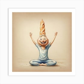 Yogi Bread Art Print