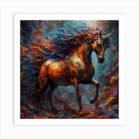 Horse Of Fire Art Print