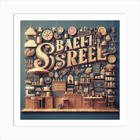 Bafti Street 1 Art Print