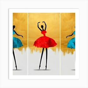 Ballerinas 1 Art Print