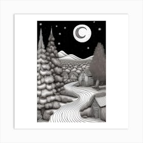 Snowfall Art Print