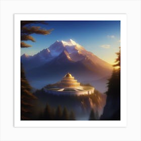 Temple Of Person Art Print